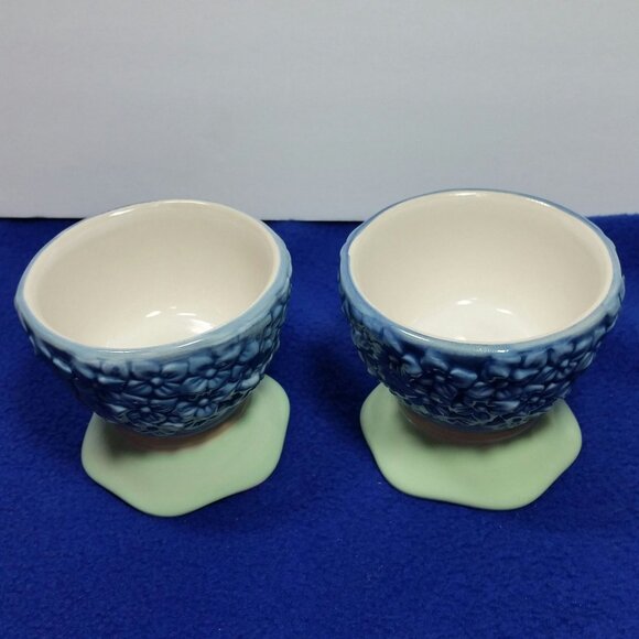 Vintage Pflatzgraff Summer Breeze Votive Candleholders Set of 2 Spring Pre-Owned - Picture 9 of 10
